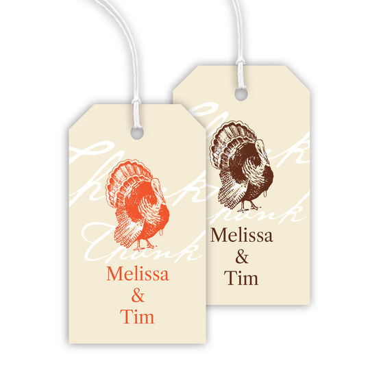 Turkey Hanging Gift Tags
